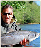 Michel Bernier, Guide at Kalum River Lodge in conjunction with Fish Skeena